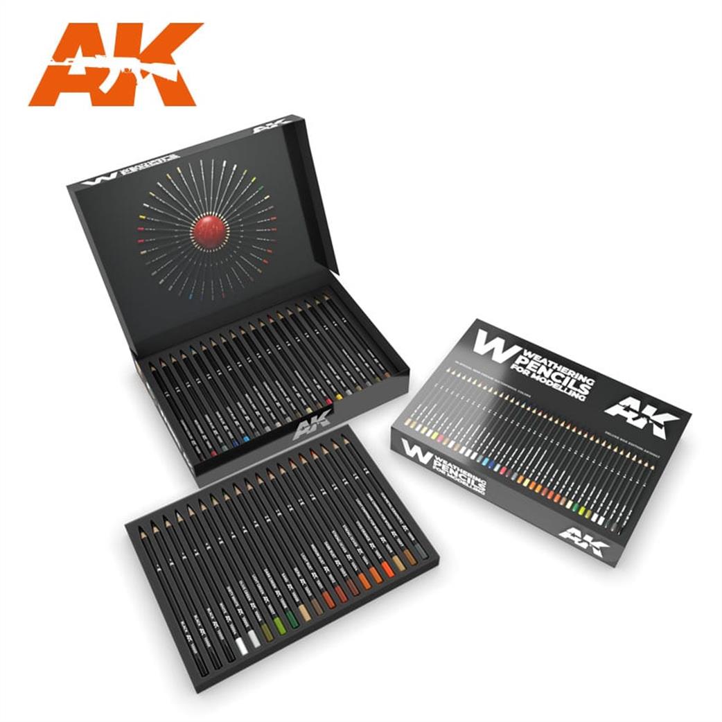 AK Interactive  AK10047 Deluxe Edition Box 37 Pencil Set