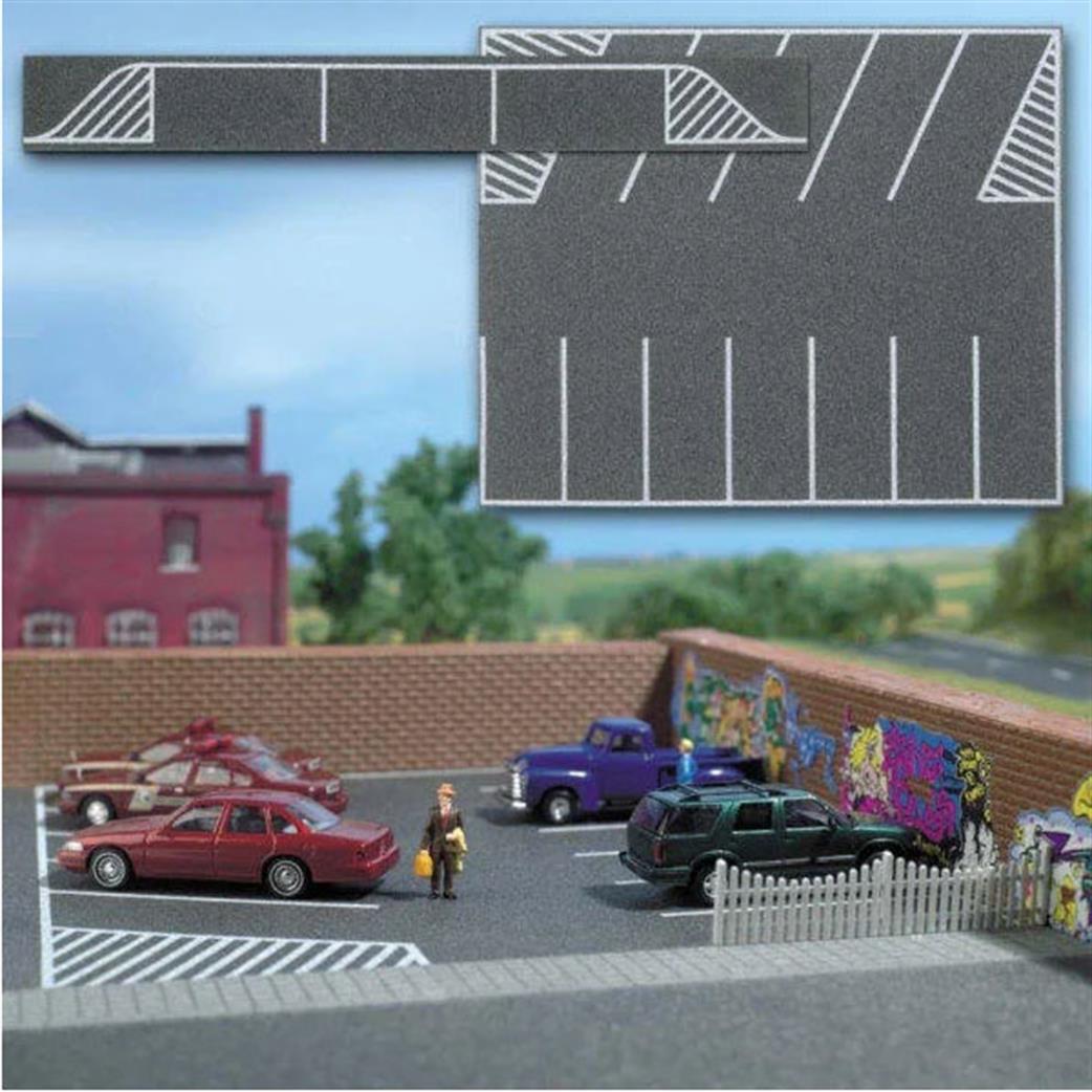 Busch OO/HO 7076 Car Park Road Markings