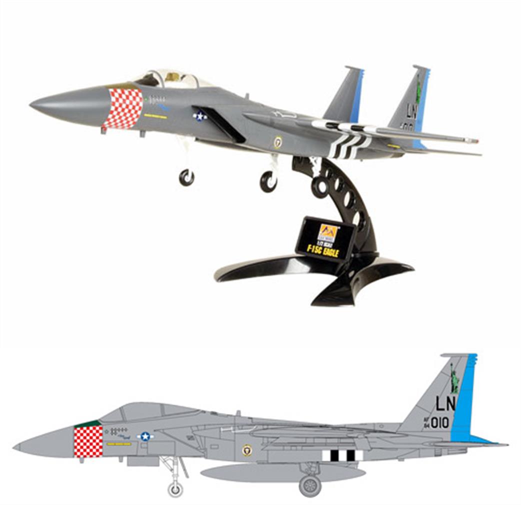Easy Model 1/72 33308 F-15C Eagle 84-010 LN D-Day Anniversary Plastic Display Model