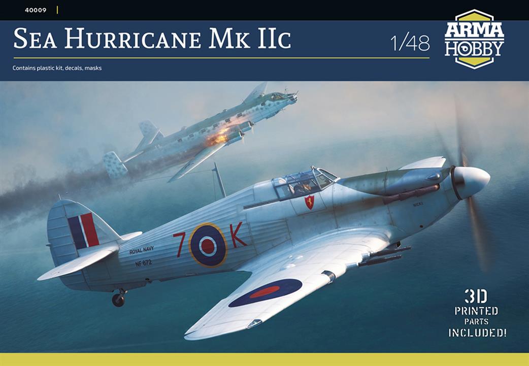 Arma Hobby 1/48 40009 Sea Hurricane MkIIC WW2 Fighter Model Kit