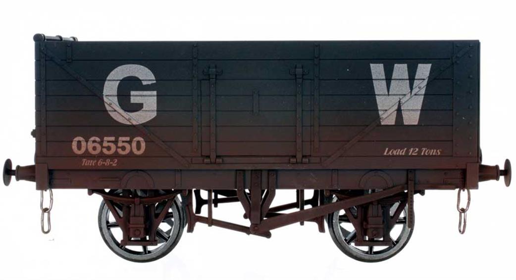 Dapol O Gauge 7F-071-046W GWR 06550 7 Plank Open Wagon RTR Weathered