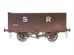 The Southern Railway is not generally associated with coal, but as the company served the Kent coal field the Southern ordered batches of standard RCH 1923 pattern 7 plank open wagons from the private wagon builders. This no doubt contributed to the Southern's own general merchandise wagons being kept clean!