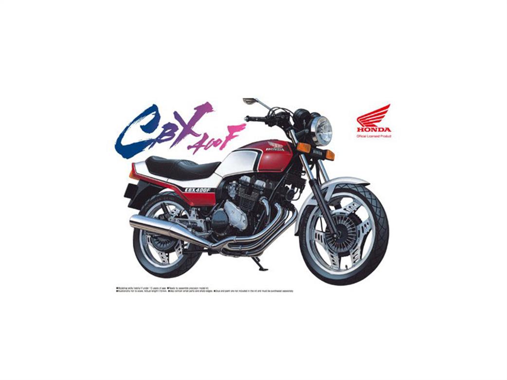 Aoshima 1/12 04164 Honda CBX400F Motorbike Kit
