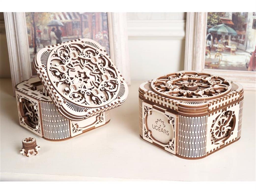 Ugears  70031 Treasure Box Wooden Construction Kit