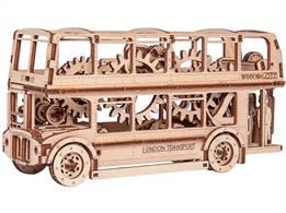 This model encapsulates the essence of mechanical engineering. It features a rubber-band motor, propelling the bus forwards and backwards along an impressive 157.48” (4 m) path. With the travel speed control feature, you can dictate the pace of your journey.