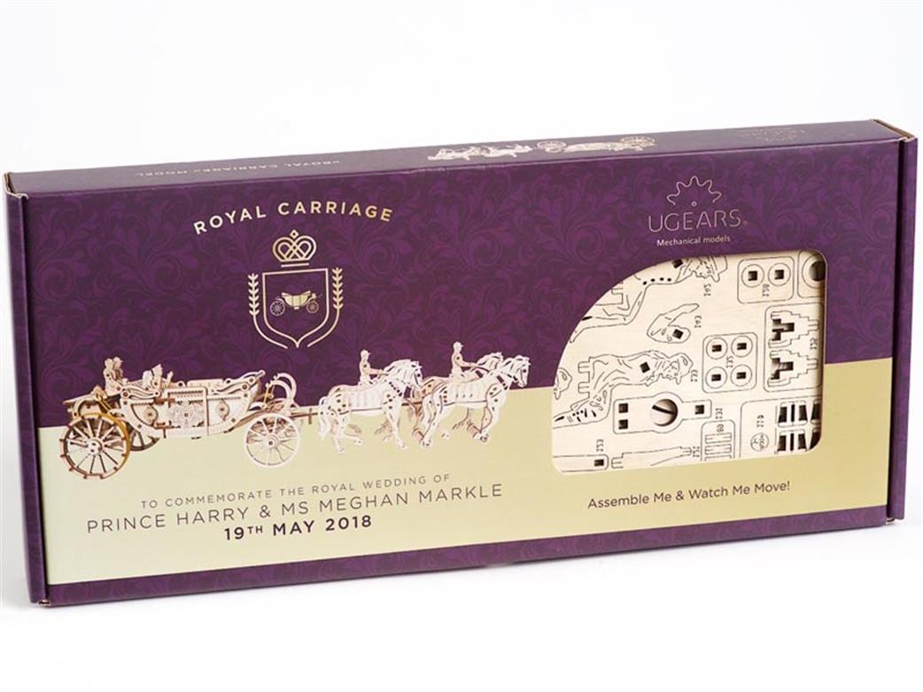Ugears  70050 Royal Wedding Carriage Wooden Kit