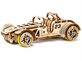 Embark on an extraordinary journey of creativity with the Roadster Wooden Puzzle 3D. Experience the thrill of constructing a unique mechanical marvel that perfectly blends artistry and engineering.