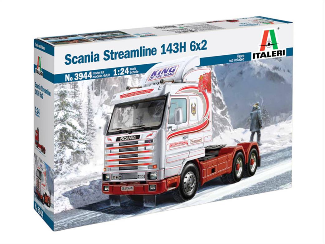 Italeri 1/24 3944 Scania Streamline 143H 6x2 Truck Kit