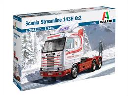 Italeri 3944 1/24th Scania Streamline 143H 6x2 Truck