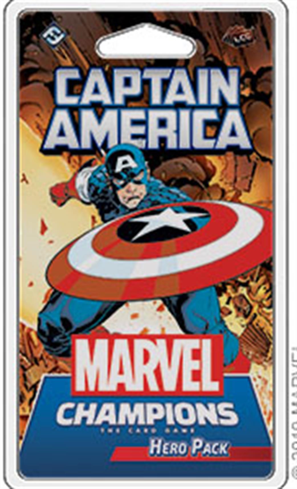 Fantasy Flight Games  MC04 Captain America Hero Pack for Marvel Champions The Card Game