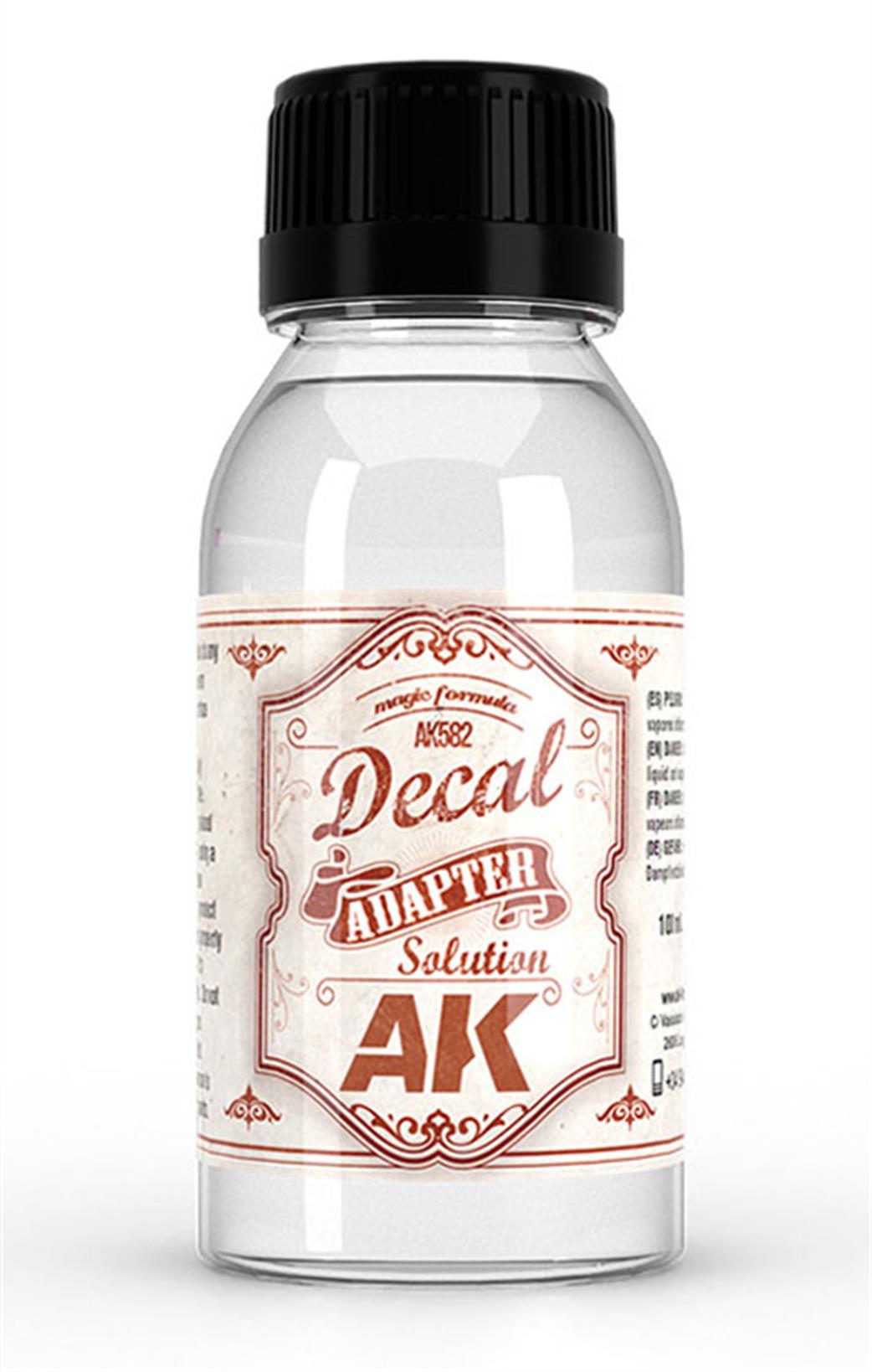 AK Interactive  AK582 Decal Adapter Solution 100ml