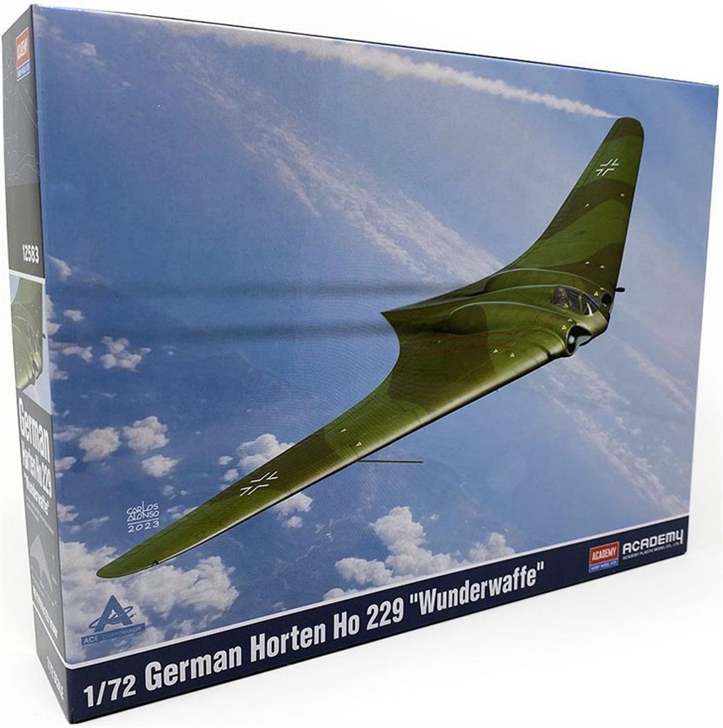 Academy 1/72 12583 German WWII Horten Ho 229 Wunderwaffe Flying Wing Kit