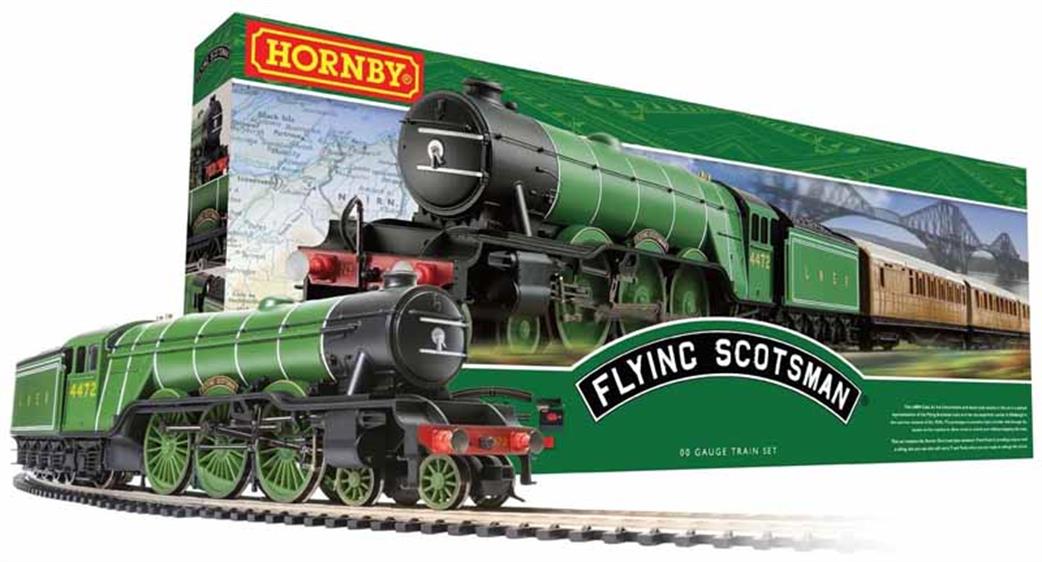 Hornby R1255M The Flying Scotsman Train Set  OO