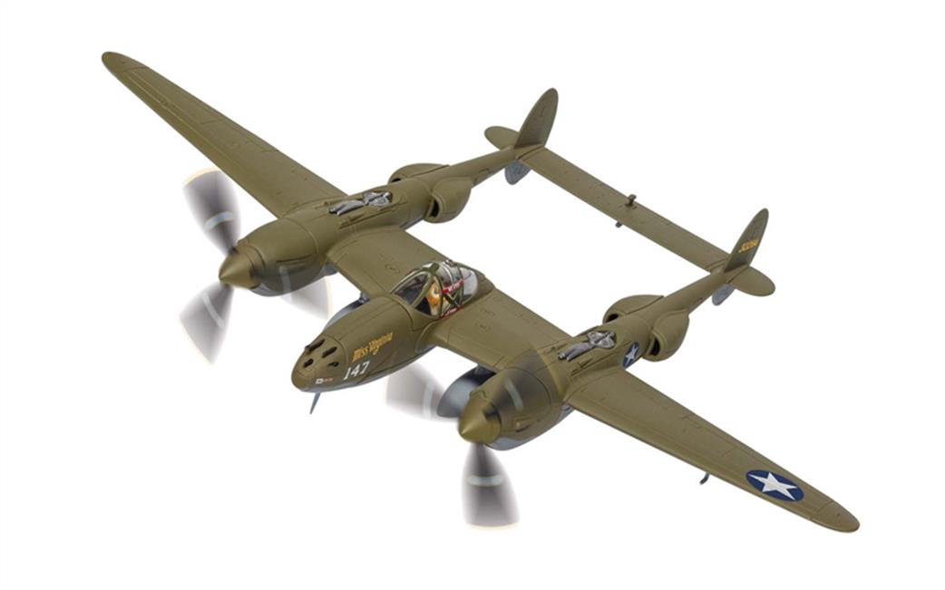 Corgi 1/72 AA36615 Lockheed P-38G Lightning 43-2264 Miss Virginia 339FS 347FG Operation Vengeance