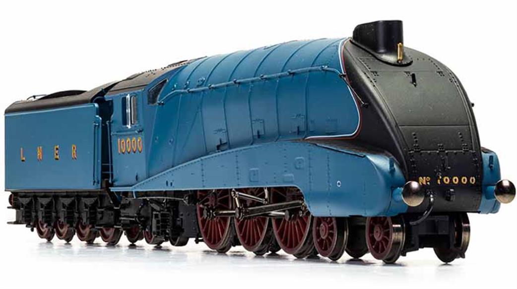 Hornby OO R3843 LNER 10000 Rebuilt and Streamlined Class W1 4-6-4 Garter Blue Livery