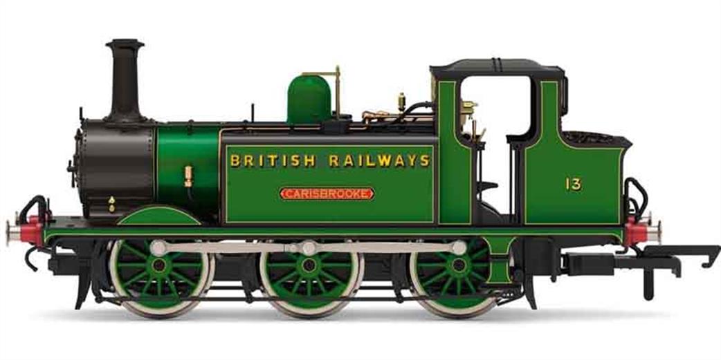 Hornby OO R3848 BR 13 Carisbrooke A1X Class Terrier 0-6-0T Malachite Green BRITISH RAILWAYS