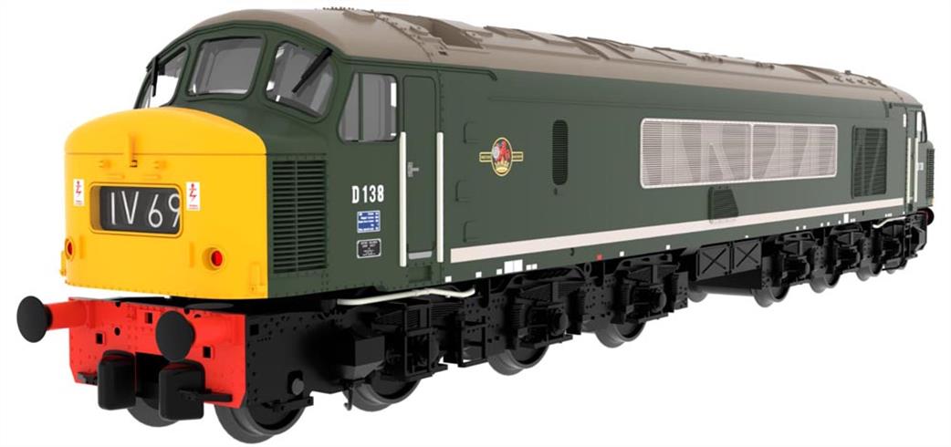 Rapido Trains TT:120 823203 Class 46 D138 BR Green With Full Yellow Ends