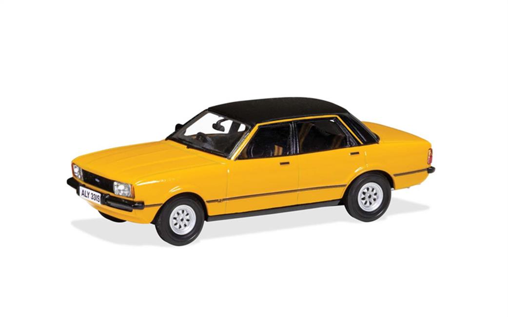 Corgi 1/43 VA11914 Ford Cortina Mk4 2.3S Signal Amber Diecast Model