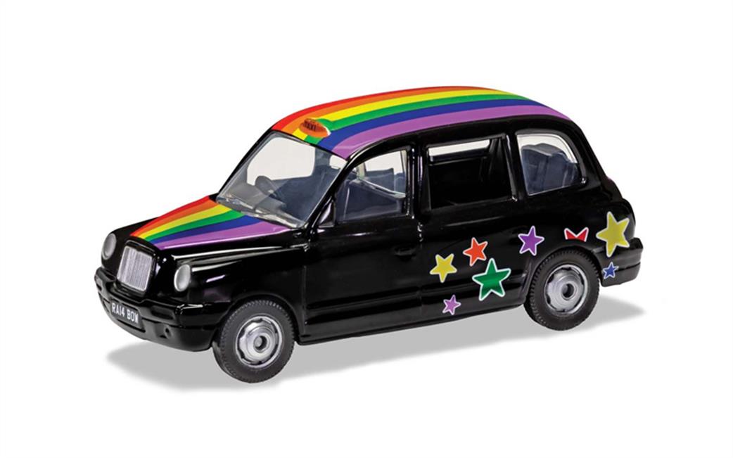 Corgi 1/36 GS85929 London Taxi Rainbow Model