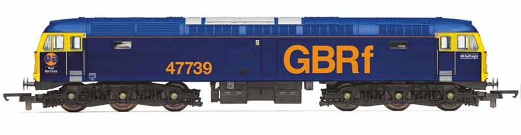 Hornby OO R3906 Railroad GBRf 47739 Class 47/7 Co-Co Diesel Locomotive GBRf Blue
