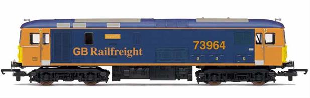 Hornby Railroad range model of GB Railfreight Electro-diesel locomotive 73964 in GBRf blue livery.Hornby Railroad range models feature a lower level of separate detailing, making the models more robust for regular running on layouts and handling by younger modellers.
