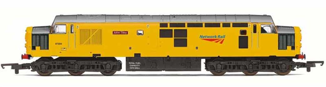 Hornby OO R3914 Railroad Network Rail 97304 John Tiley Class 37 Diesel Locomotive Engineers Yellow