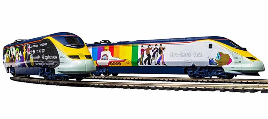Hornby OO R3829 Eurostar Class 373 Train Pack Beatles Yellow Submarine Livery