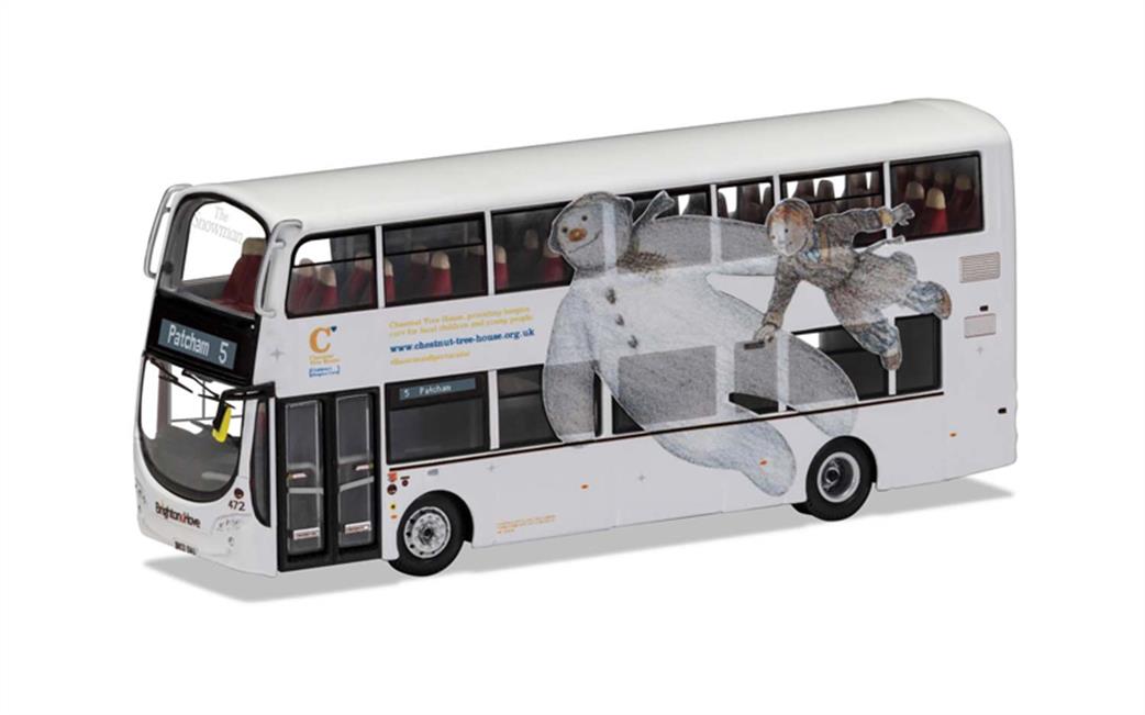 Corgi 1/76 OM46516A Wright Eclipse Gemini 2, Brighton & Hove Bus and Coach Company, BK13 OAU, Route 5 Patcham, The Snowman