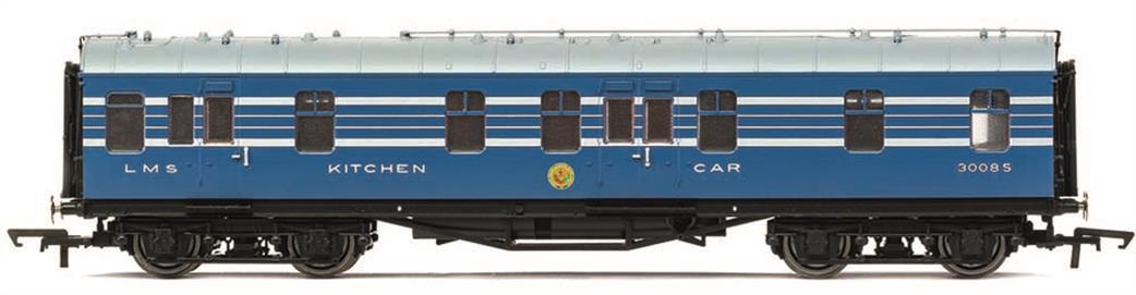 Hornby R40054 LMS Coronation Scot RK Kitchen Car 30085 Coronation Scot Blue Livery OO