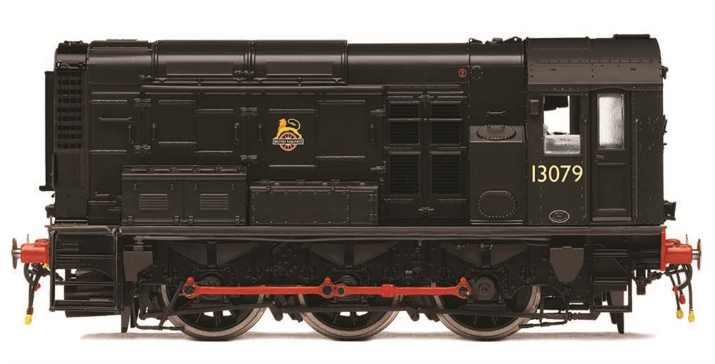 Hornby OO R30121 BR 13079 Class 08 0-6-0 Diesel Shunter BR Black Early Emblem