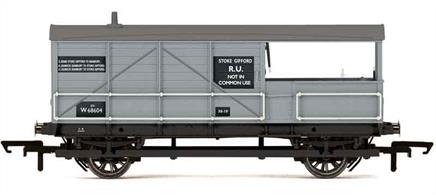 Nicely detailed model of former Great Western Railway diagram AA15 Toad goods train brake van W68604 finished in British Railways goods grey livery.Marked Stoke Gifford RU for use on specific trains operating from the large Stoke Gifford marshalling yard north of Bristol to Banbury and back.