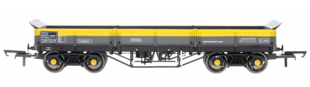 Dapol OO 4F-043-015 BR Turbot DB978339 Bogie Ballast Wagon Engineers Grey & Yellow Dutch