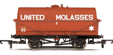Model of 20 ton tank wagon operated by United Molasses, fleet number 89 Red