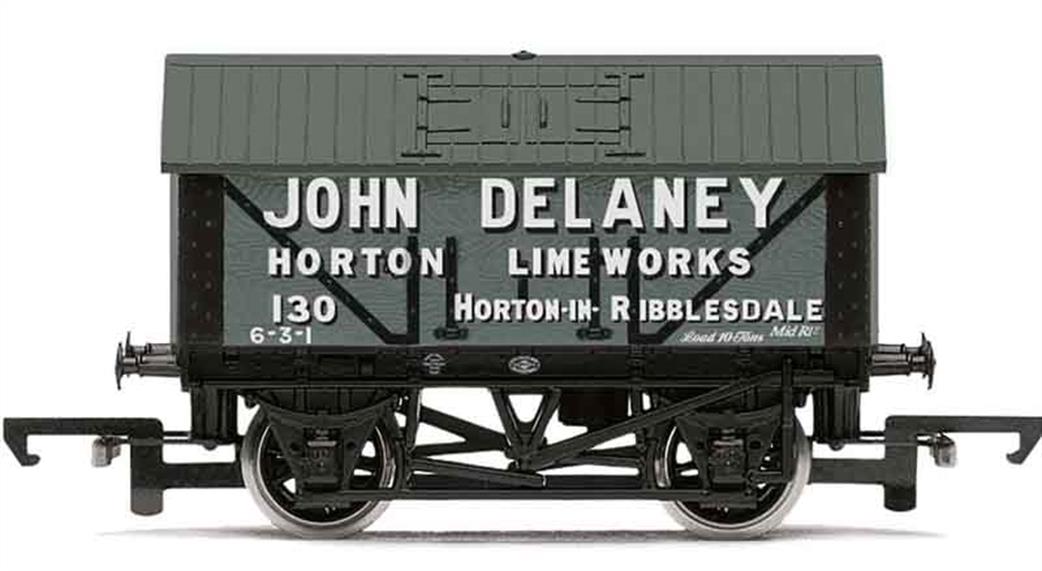 Hornby R6977 John Delaney, Horton in Ribblesdale 8ton Covered Lime Wagon No.130 OO