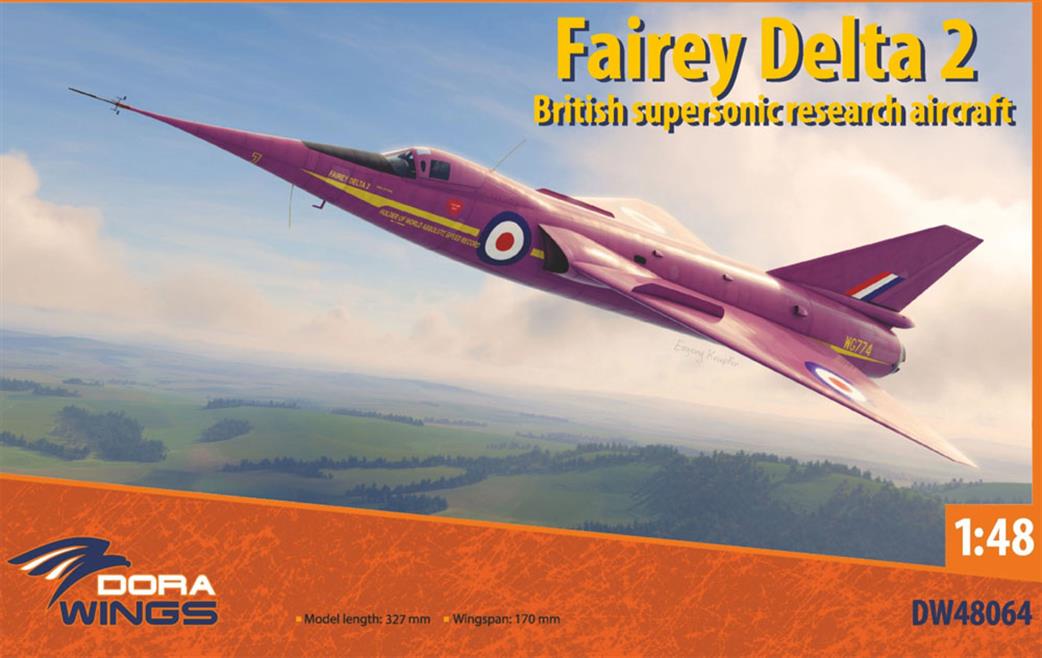 Dora Wings 1/48 48064 Fairy Delta 2 Supersonic Research Aircraft Kit