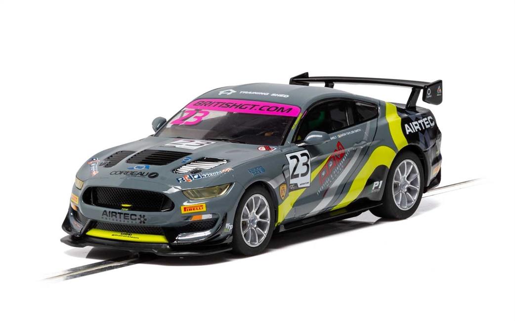 Scalextric 1/32 C4182 Ford Mustang GT4 British GT 2019 RACE Performance Slot Car