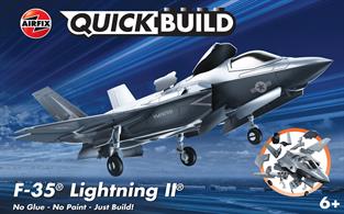 Airfix J6040 Quickbuild F-35B lightning II Clip together Block ModelLength 181mm  Wingspan 260mm