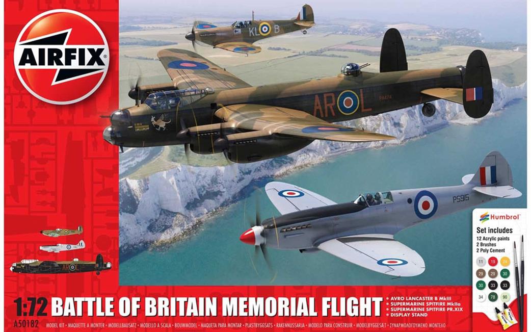 Airfix 1/72 A50182 Battle of Britain Memorial Flight Gift Set