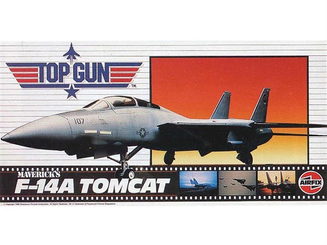 Airfix 1/72 A00503 Top Gun Maverick's F-14A Tomcat Aircraft Kit