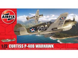 Airfix A01003B 1/72nd Curtiss P-40B Warhawk WW2 Fighter KitNumber of parts 47   Dimensions Length 134.5mm     Wingspan 158mm