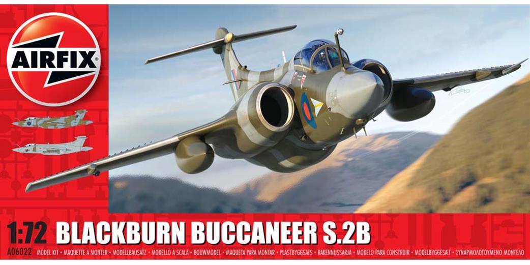 Airfix A06022 Blackburn Buccaneer S.2 RAF Bomber Aircraft Kit 1/72