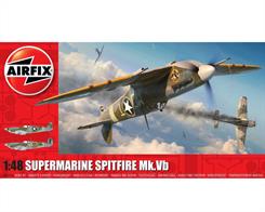Airfix A05125A 1/48th Supermarine Spitfire MkVB WW2 Fighter Aircraft KitNumber of Parts 143   Length 195mm   Wingspan 234mm