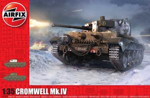 Airfix A1373 1/35th Cruiser Mk.VIII A27M Cromwell Mk.IV Tank KitNumber of parts   Length 181mm   Width 83mm