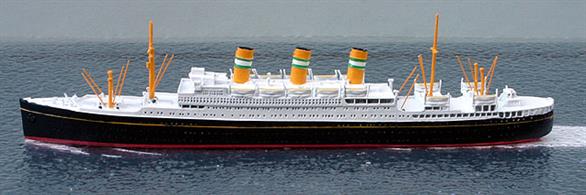 A 1/1250 scale waterline model of Statendam from 1929 by CM Miniaturen CM 180.