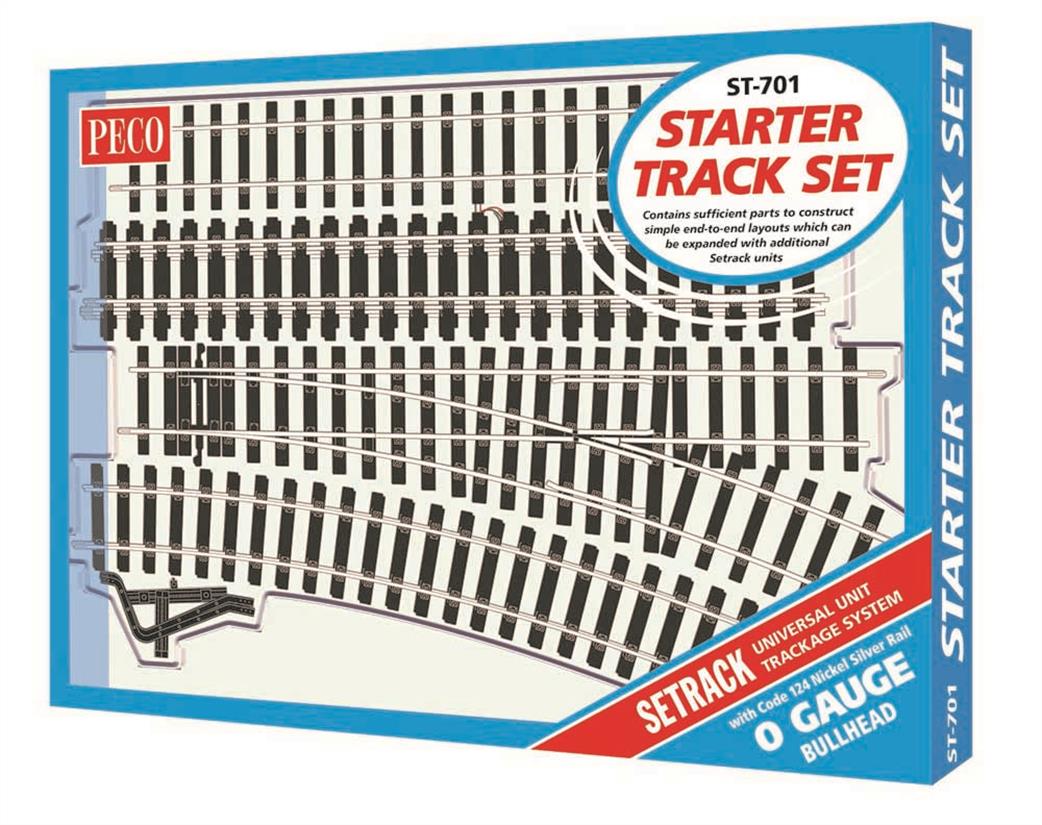 Peco O Gauge ST-701 Setrack Starter Track Pack