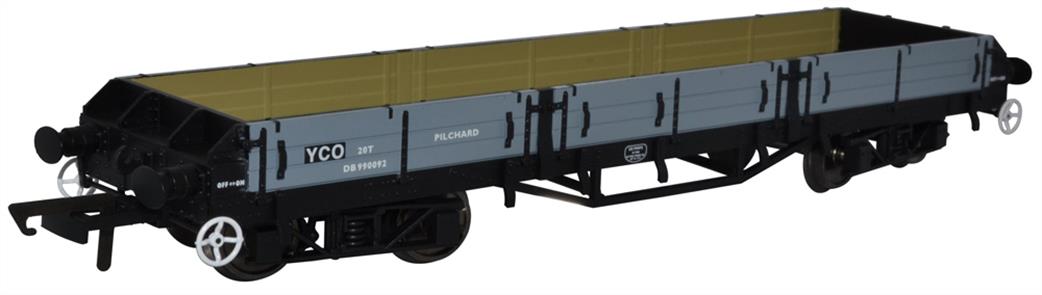 Oxford Rail OO OR76PIL002 BR DB990092 Pilchard Engineers 20ton Bogie Sleeper Wagon TOPS Code YCO