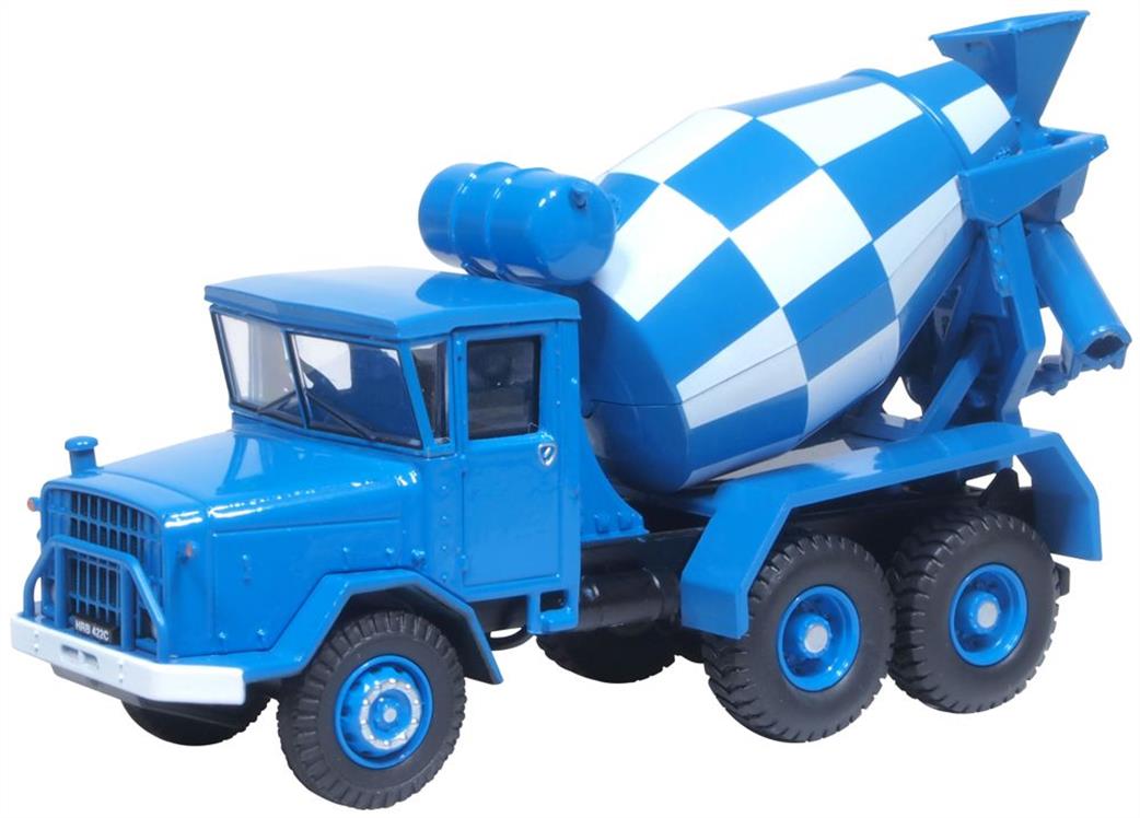 Oxford Diecast 1/76 76ACM001 AEC 690 Cement Mixer Blue