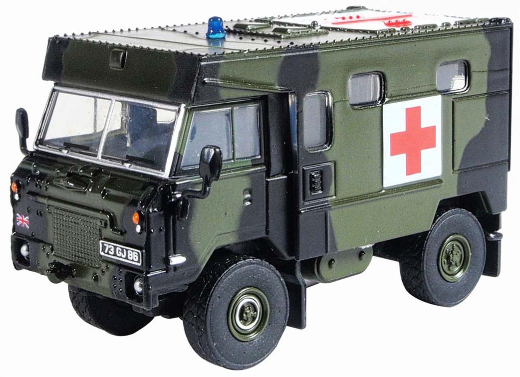 Oxford Diecast 76LRFCA004 Land Rover FC Ambulance BAOR British Army of the Rhine 1/76
