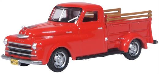 Oxford Diecast 87DP48001 1/87th Dodge B-1B Pick Up Truck 1948 Red