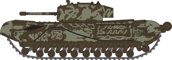 Oxford Diecast NCHT003 1/148th Churchill Tank 142 RAC Tunisia 1943